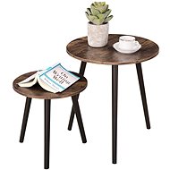 Stella (SET of 2 pcs. ), 50 cm, brown / black - Side Table