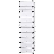 Artenat Lamack shelf, 173 cm, white - Shelving Unit