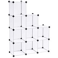 Shelf Lamack I., 123 cm, white - Shelving Unit