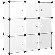 Shelf Lamack II., 123 cm, white - Shelving Unit