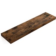 Romeo wall shelf, 80 cm, brown / black - Shelf