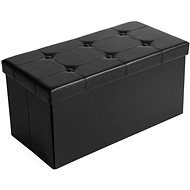 Ganys bench, 38 cm, black - Ottoman