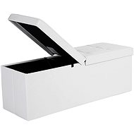 Folding bench Versa, 110 cm, white - Bench