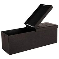 Folding bench Emily, 110 cm, brown - Bench