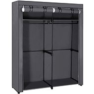 Fabric wardrobe Berry, 174 cm, grey - Wardrobe
