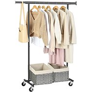 Clothes rack Frencis, 160 cm, black - Clothes Hanger