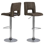 Larry Bar Stool (SET of 2 pcs), Brown - Bar Stool