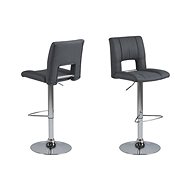 Larry bar stool (SET 2 pcs), dark gray - Bar Stool