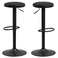 Leo Bar Stool (SET 2 pcs), Anthracite - Bar Stool
