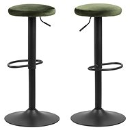 Leo Bar Stool (SET 2 pcs), Green - Bar Stool