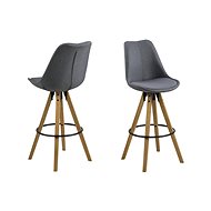 Wanita II. Bar Stool (SET 2 pcs. ), Dark Grey - Bar Stool