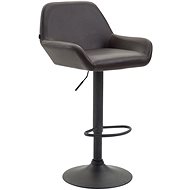 Praga Bar Stool, Leather, Brown - Bar Stool
