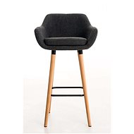 Grane bar stool (SET 2 pcs), dark gray - Bar Stool