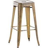 Josh II. Bar Stool, Gold - Bar Stool