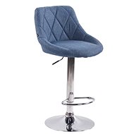 Lazo Bar Stool, Blue - Bar Stool