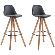 Franck Bar Chair (SET 2 pcs), Black - Bar Stool
