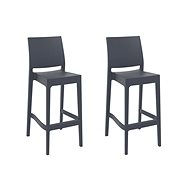 Bar stool May (SET 2 pcs), dark gray - Bar Stool