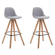 Franck Bar Chair (SET 2 pcs), Grey - Bar Stool