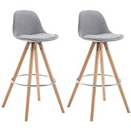 Frankie Bar Stool (SET 2 pcs), Grey - Bar Stool