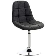 Dining swivel chair Miley textile dark gray - Dining Chair