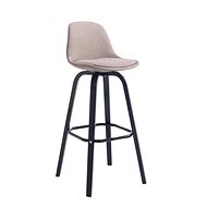 Taris Bar Stool, Grey/Black - Bar Stool