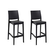 Viola Bar Stool (SET 2 pcs), Black - Bar Stool