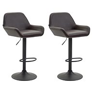 Henry bar stool (SET 2 pcs), dark brown - Bar Stool