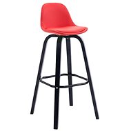 Frencis Bar Stool, Red/Black - Bar Stool