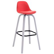 Frencis Bar Stool, Red/White - Bar Stool