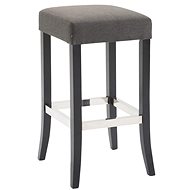 Tiana bar stool, dark gray / black - Bar Stool