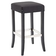 Tiana Bar Stool, Textile, Black - Bar Stool