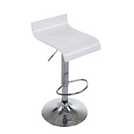 Wood Bar Stool, White - Bar Stool