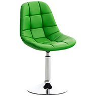 Dining swivel chair Miley leather green - Dining Chair