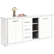 Cali Danish Style Chest of Drawers, 170cm, White - Chest of Drawers