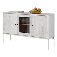 Danish Style Chest of Drawers Fray, 130cm, White - Chest of Drawers