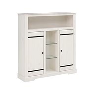Danish Style Chest of drawers Zina, 130 cm, white - Chest of Drawers