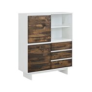 Danish Style Chest of drawers Morgen II., 120 cm, brown - Chest of Drawers