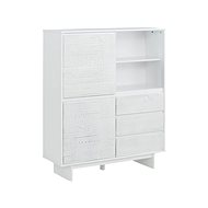 Danish Style Chest of drawers Morgen II., 120 cm, white - Chest of Drawers