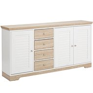 Danish Style Chest of drawers Ramo, 160 cm, white - Chest of Drawers