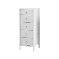 Tange I. Danish Style Chest of Drawers, 106cm, White - Chest of Drawers