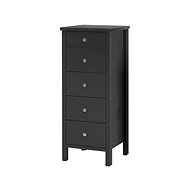 Tange I. Danish Style Chest of Drawers, 106cm, Black - Chest of Drawers