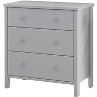 Danish Style Chest of Drawers Tange, 84cm, Grey - Chest of Drawers