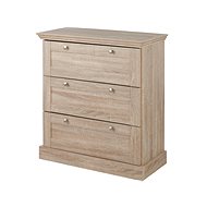 Brussels Danish Style Chest of Drawers, 80cm, Oak - Chest of Drawers