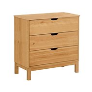 Danish Style Peige Chest of Drawers, 76cm, Pine - Chest of Drawers