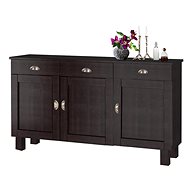 Tyle Danish Style Chest of Drawers, 150cm, Dark Brown - Chest of Drawers