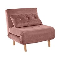 Danish Style Folding Armchair Raspberry Single, Pink - Armchair