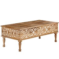 Danish Style Konferenční stolek Sprin, 120 cm, masivní mango - Konferenční stolek