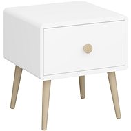 Danish Style Noční stolek Adel, 44 cm, bílá - Noční stolek