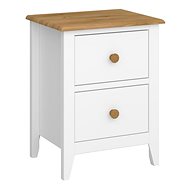 Danish Style Noční stolek Hellen, 64 cm, bílá - Noční stolek