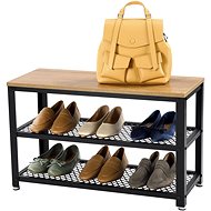 Artenat Boot Lina, 73cm, Light Brown/Black - Shoe Rack